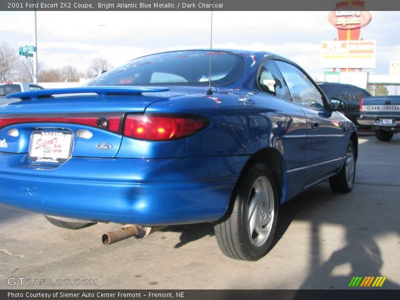 Bright Atlantic Blue Metallic / Dark Charcoal 2001 Ford Escort ZX2 Coupe