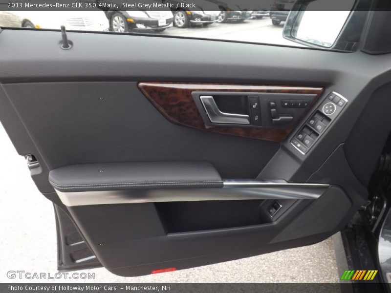 Steel Grey Metallic / Black 2013 Mercedes-Benz GLK 350 4Matic