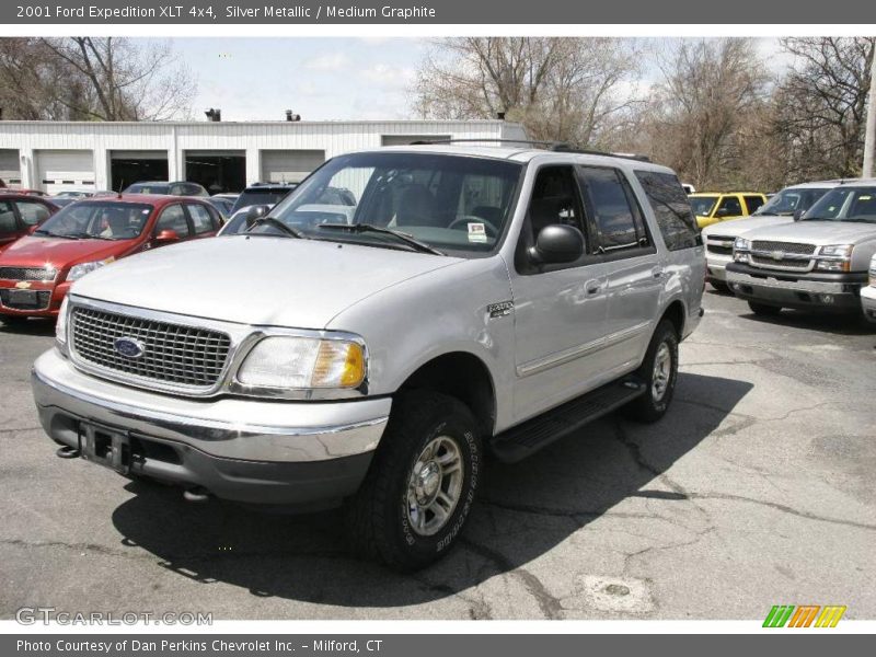 Silver Metallic / Medium Graphite 2001 Ford Expedition XLT 4x4