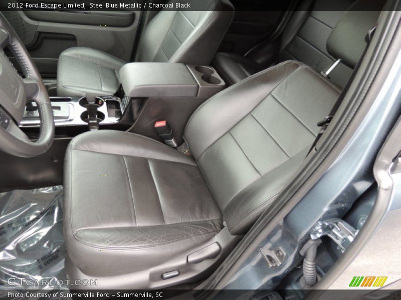Steel Blue Metallic / Charcoal Black 2012 Ford Escape Limited