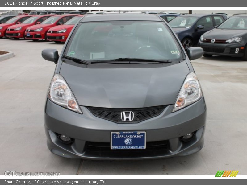 Polished Metal Metallic / Gray 2011 Honda Fit Sport