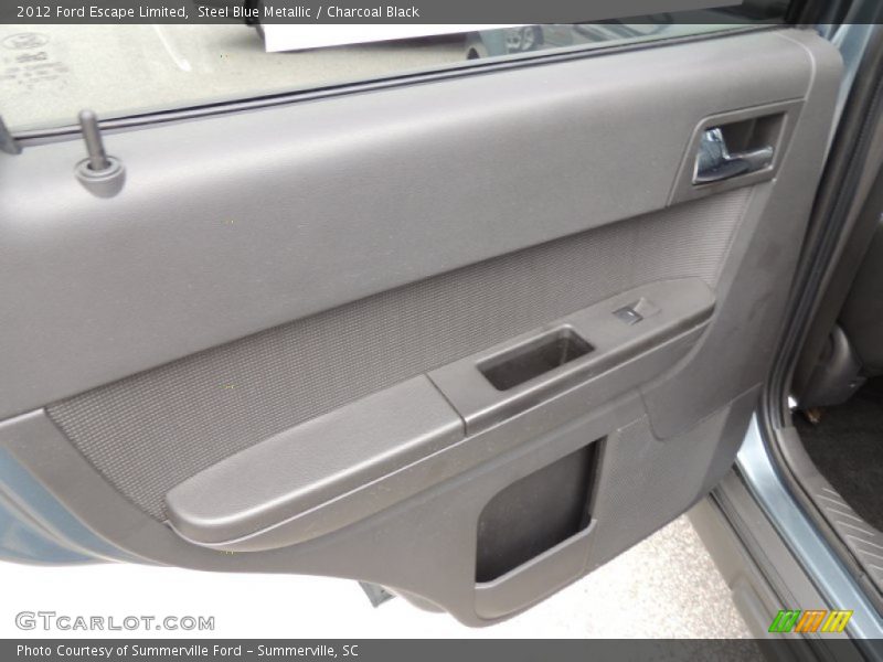 Steel Blue Metallic / Charcoal Black 2012 Ford Escape Limited
