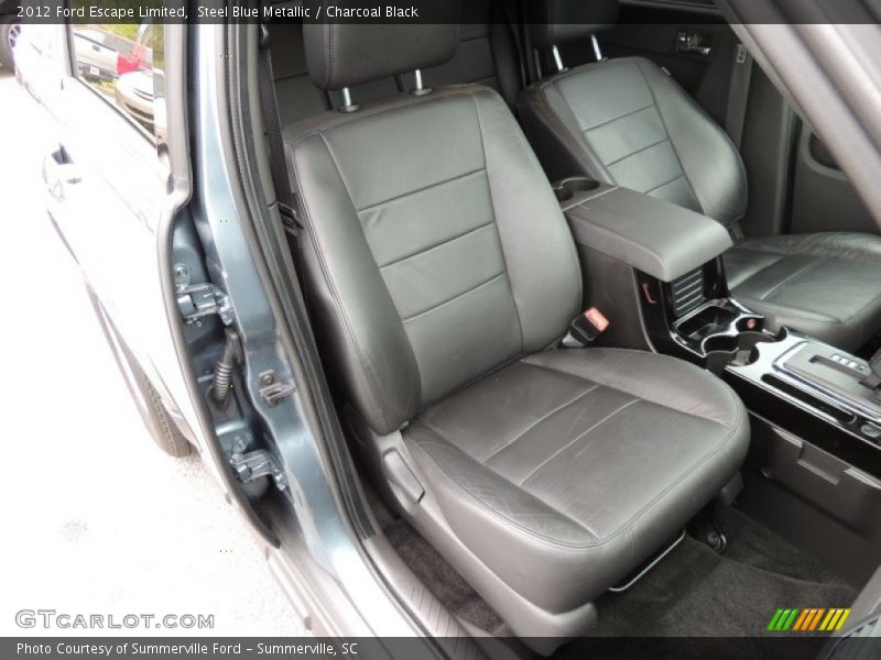 Steel Blue Metallic / Charcoal Black 2012 Ford Escape Limited