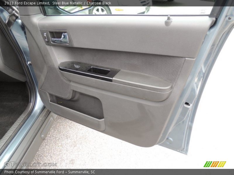 Steel Blue Metallic / Charcoal Black 2012 Ford Escape Limited