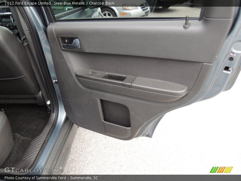 Steel Blue Metallic / Charcoal Black 2012 Ford Escape Limited