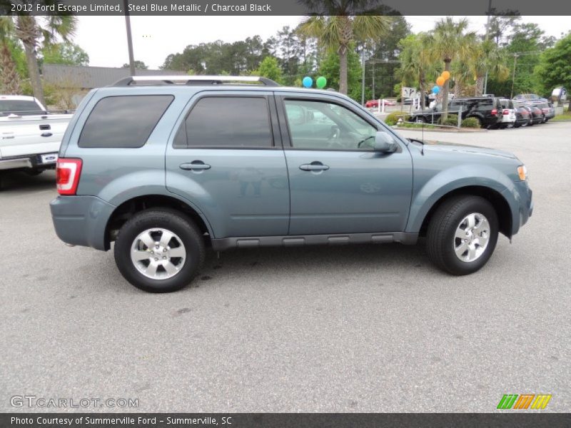 Steel Blue Metallic / Charcoal Black 2012 Ford Escape Limited