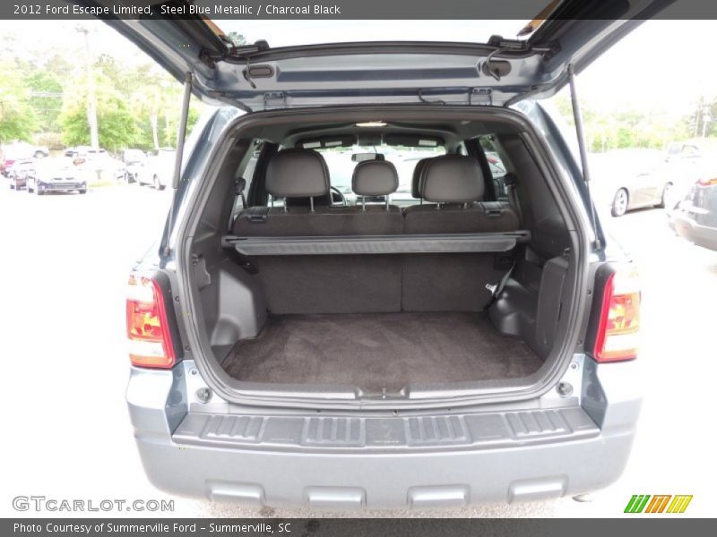 Steel Blue Metallic / Charcoal Black 2012 Ford Escape Limited