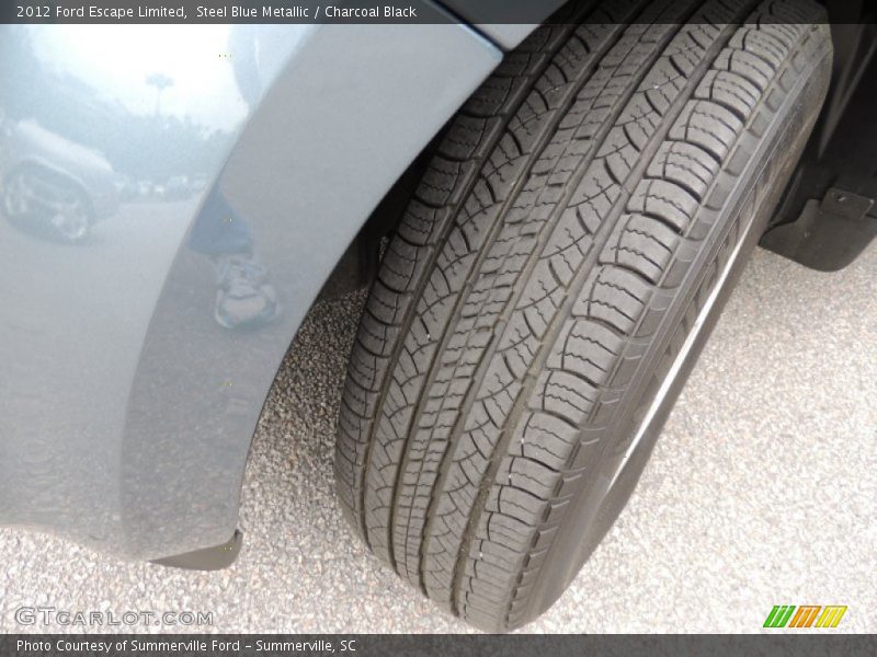 Steel Blue Metallic / Charcoal Black 2012 Ford Escape Limited