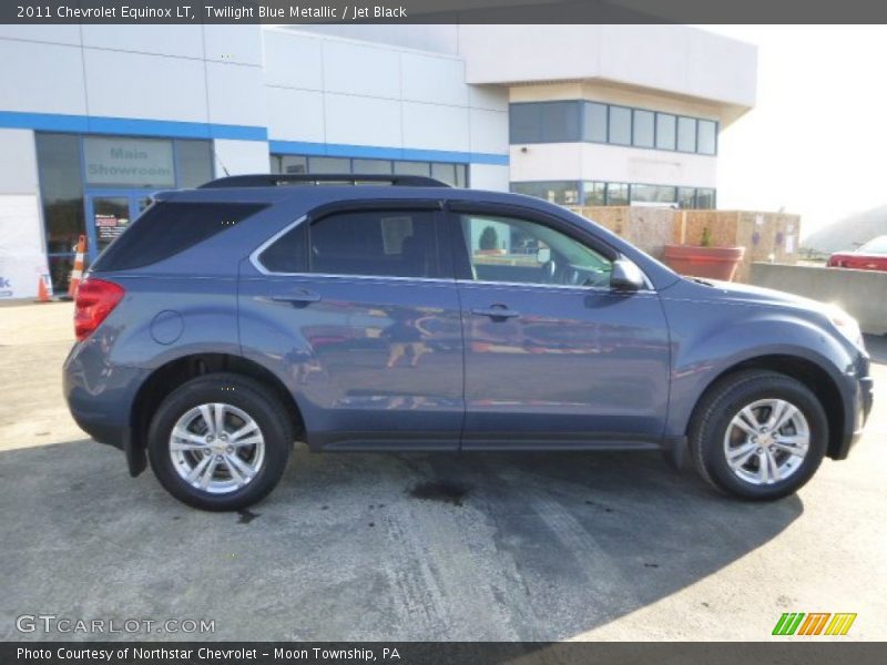 Twilight Blue Metallic / Jet Black 2011 Chevrolet Equinox LT