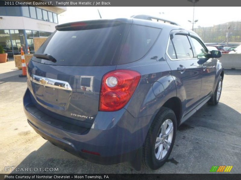 Twilight Blue Metallic / Jet Black 2011 Chevrolet Equinox LT