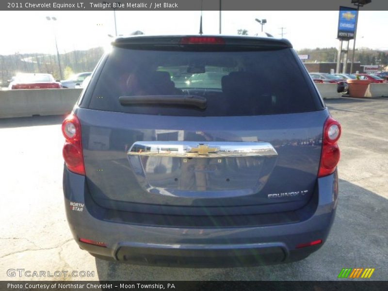 Twilight Blue Metallic / Jet Black 2011 Chevrolet Equinox LT