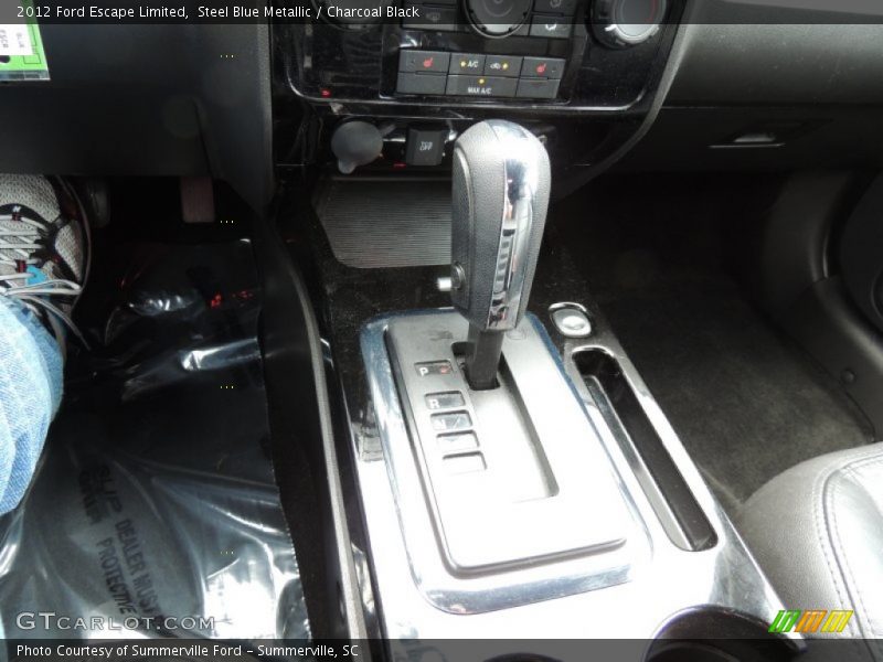 Steel Blue Metallic / Charcoal Black 2012 Ford Escape Limited