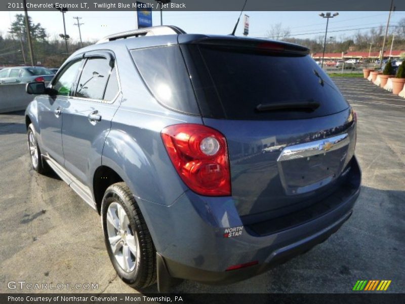 Twilight Blue Metallic / Jet Black 2011 Chevrolet Equinox LT