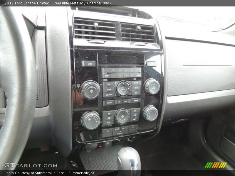 Steel Blue Metallic / Charcoal Black 2012 Ford Escape Limited