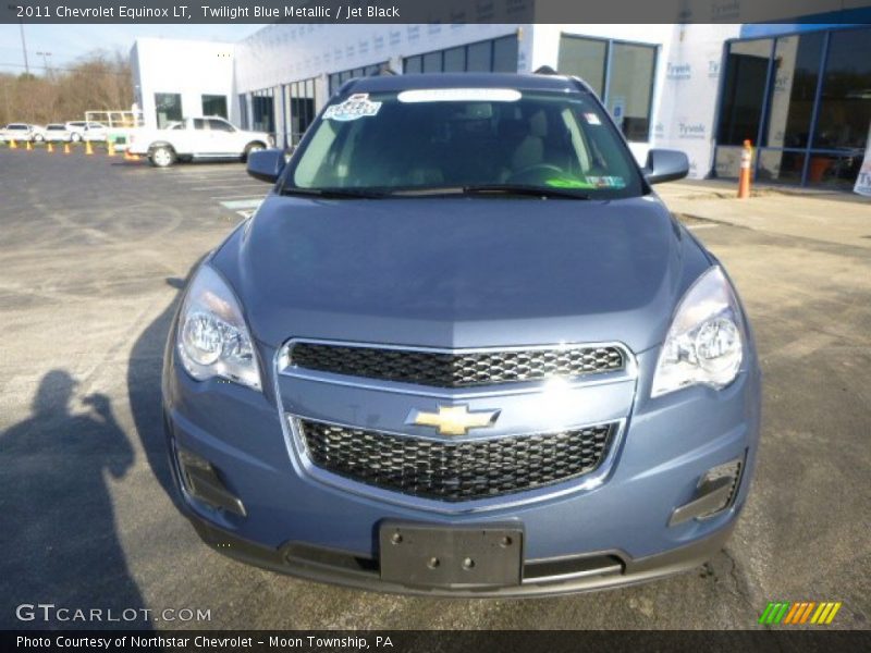 Twilight Blue Metallic / Jet Black 2011 Chevrolet Equinox LT
