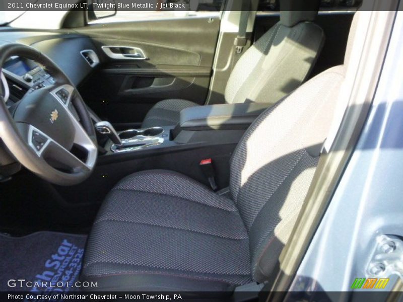 Twilight Blue Metallic / Jet Black 2011 Chevrolet Equinox LT