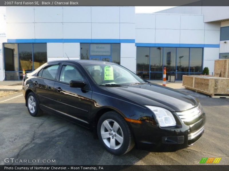 Black / Charcoal Black 2007 Ford Fusion SE
