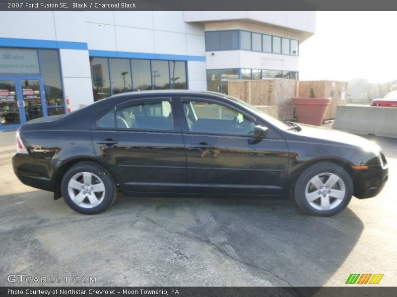 Black / Charcoal Black 2007 Ford Fusion SE