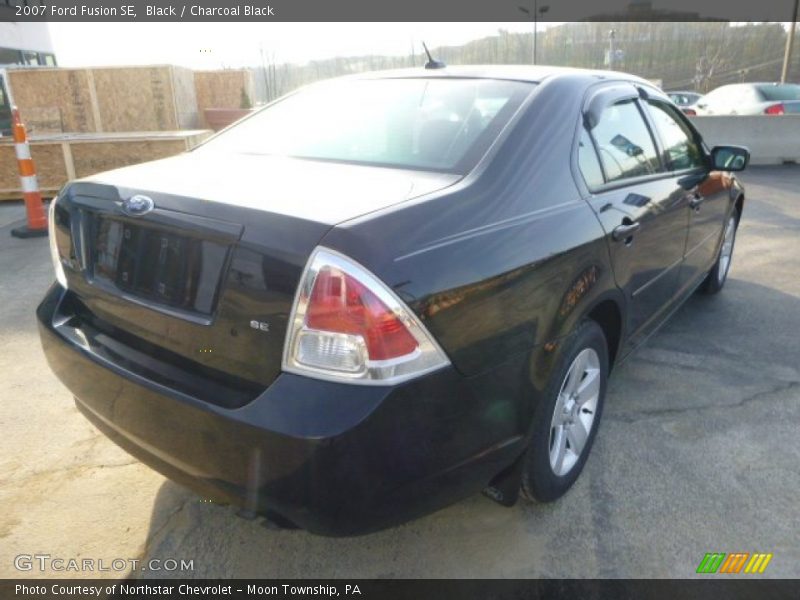 Black / Charcoal Black 2007 Ford Fusion SE