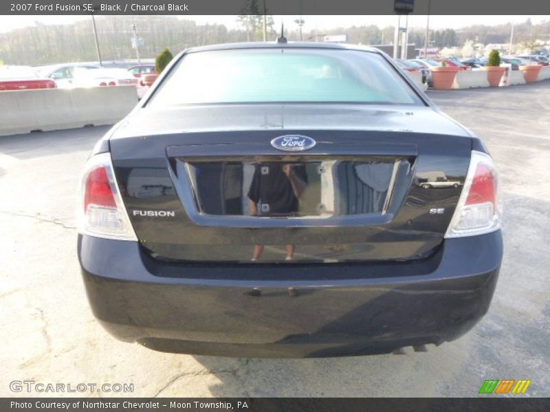 Black / Charcoal Black 2007 Ford Fusion SE