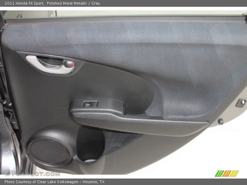 Polished Metal Metallic / Gray 2011 Honda Fit Sport