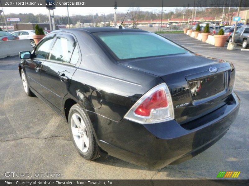 Black / Charcoal Black 2007 Ford Fusion SE