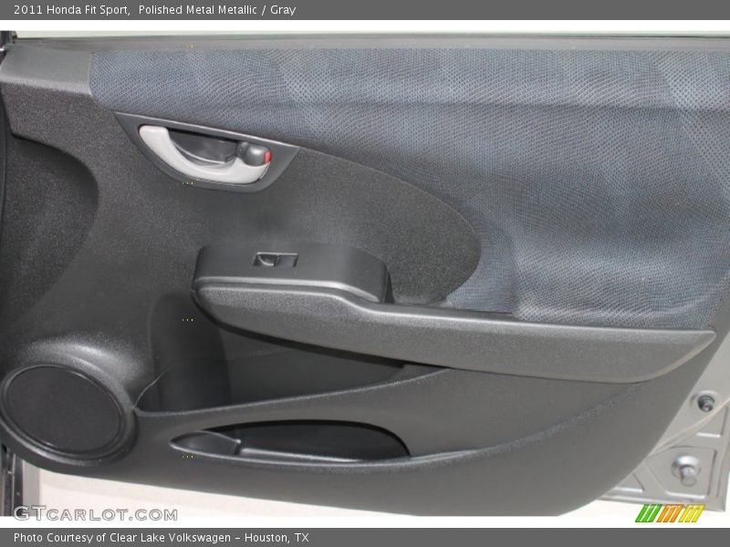 Polished Metal Metallic / Gray 2011 Honda Fit Sport