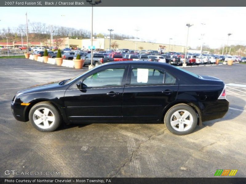 Black / Charcoal Black 2007 Ford Fusion SE