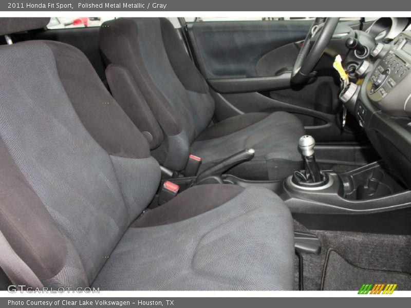 Polished Metal Metallic / Gray 2011 Honda Fit Sport
