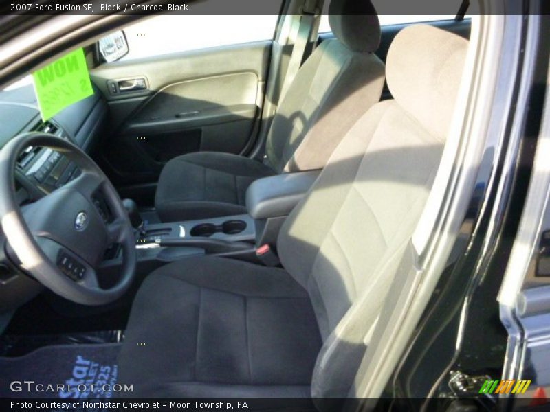 Black / Charcoal Black 2007 Ford Fusion SE