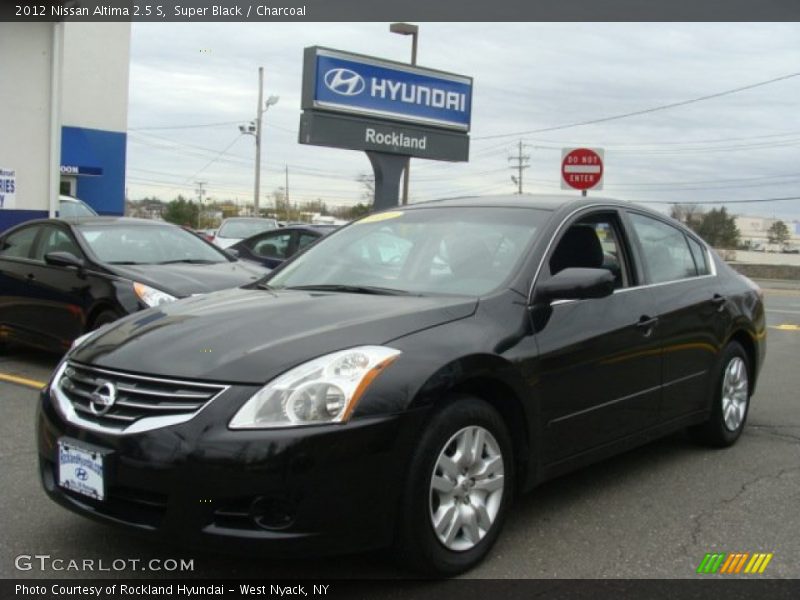 Super Black / Charcoal 2012 Nissan Altima 2.5 S