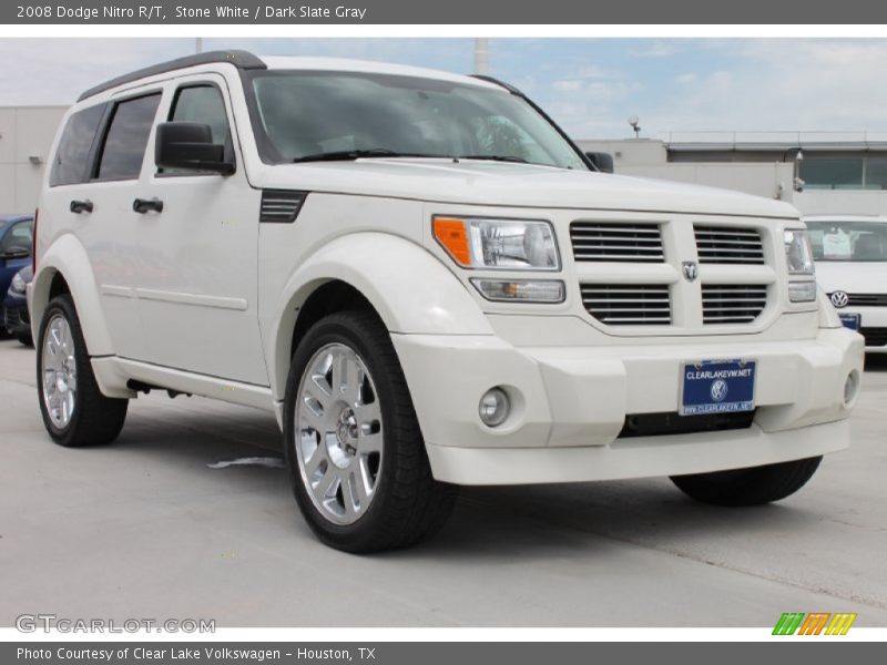 Stone White / Dark Slate Gray 2008 Dodge Nitro R/T