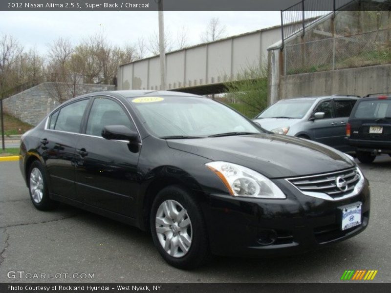 Super Black / Charcoal 2012 Nissan Altima 2.5 S