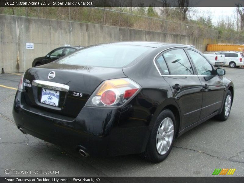 Super Black / Charcoal 2012 Nissan Altima 2.5 S