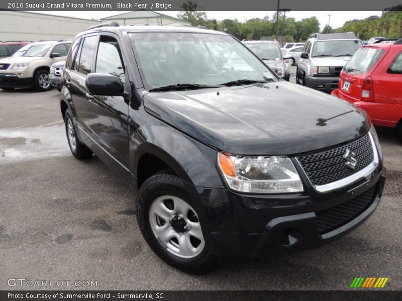 Black Pearl / Beige 2010 Suzuki Grand Vitara Premium