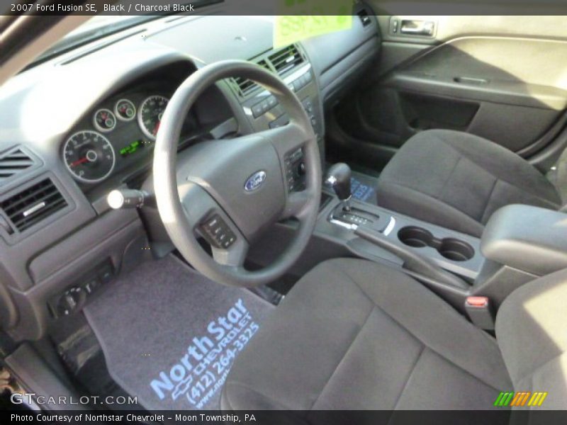 Black / Charcoal Black 2007 Ford Fusion SE