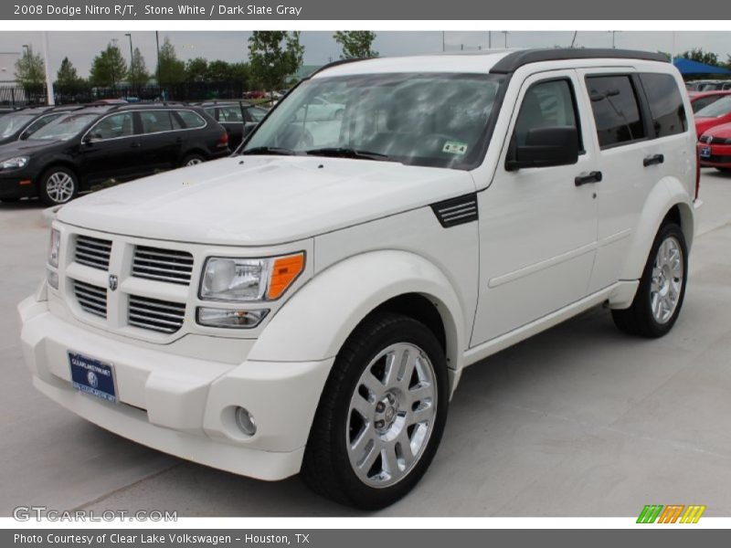 Stone White / Dark Slate Gray 2008 Dodge Nitro R/T