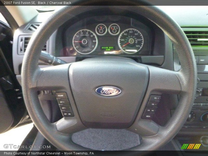 Black / Charcoal Black 2007 Ford Fusion SE