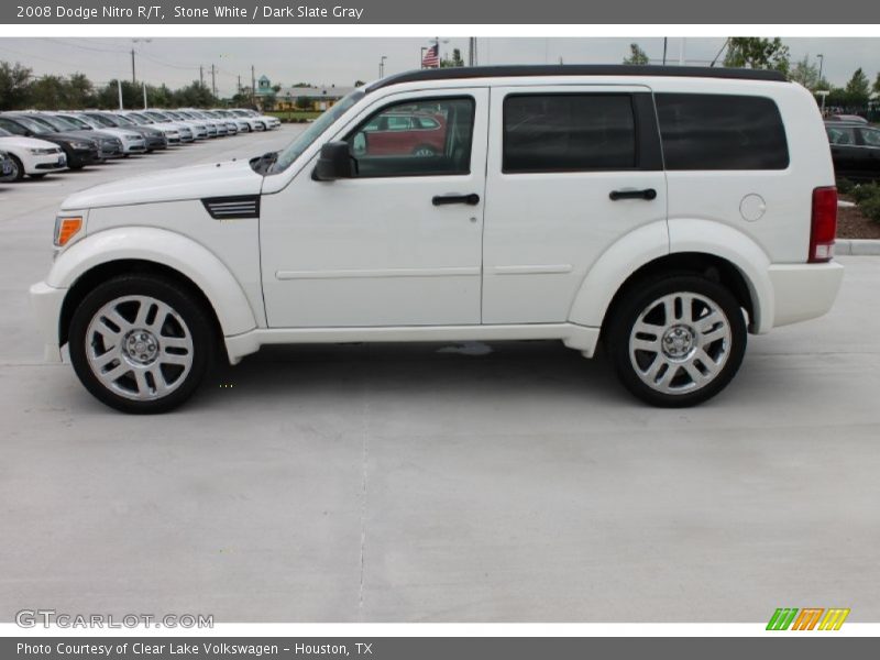 Stone White / Dark Slate Gray 2008 Dodge Nitro R/T