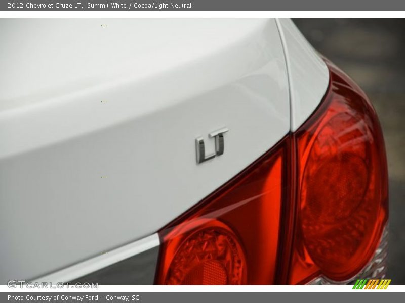 Summit White / Cocoa/Light Neutral 2012 Chevrolet Cruze LT
