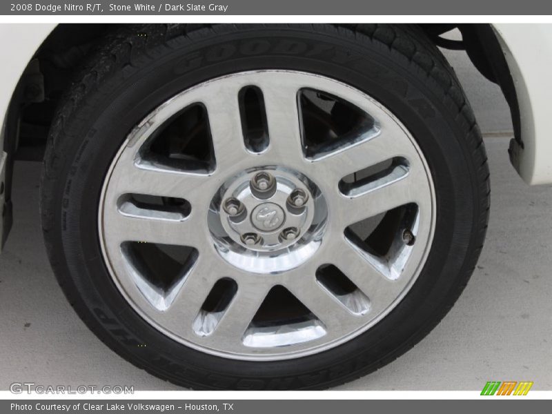 Stone White / Dark Slate Gray 2008 Dodge Nitro R/T