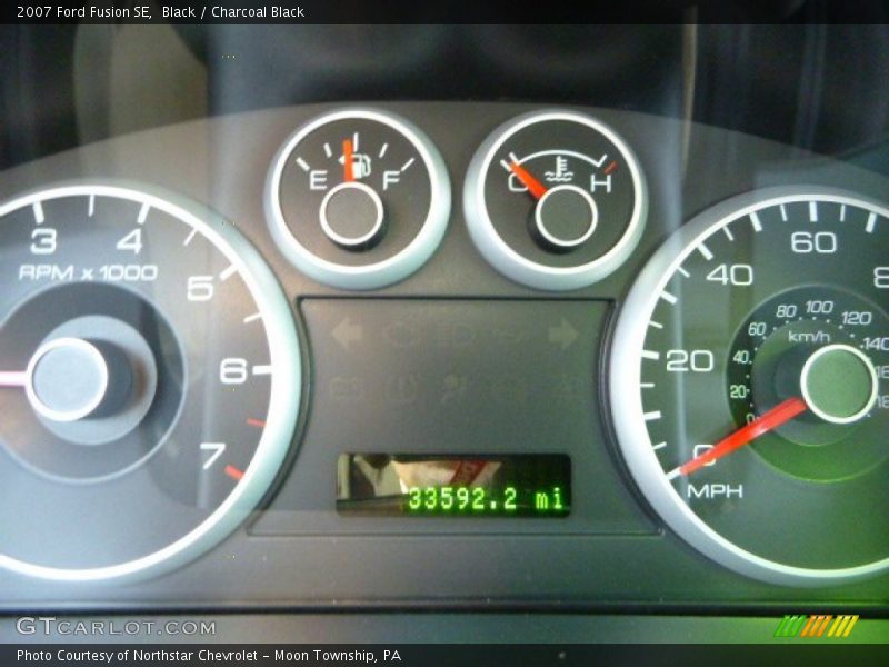 Black / Charcoal Black 2007 Ford Fusion SE