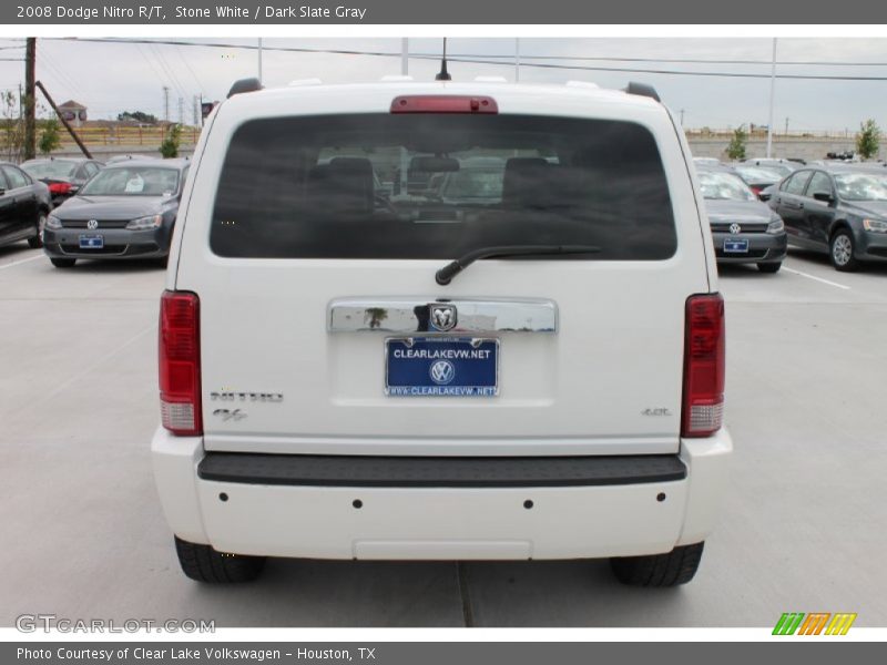 Stone White / Dark Slate Gray 2008 Dodge Nitro R/T