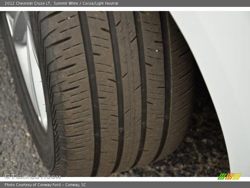 Summit White / Cocoa/Light Neutral 2012 Chevrolet Cruze LT
