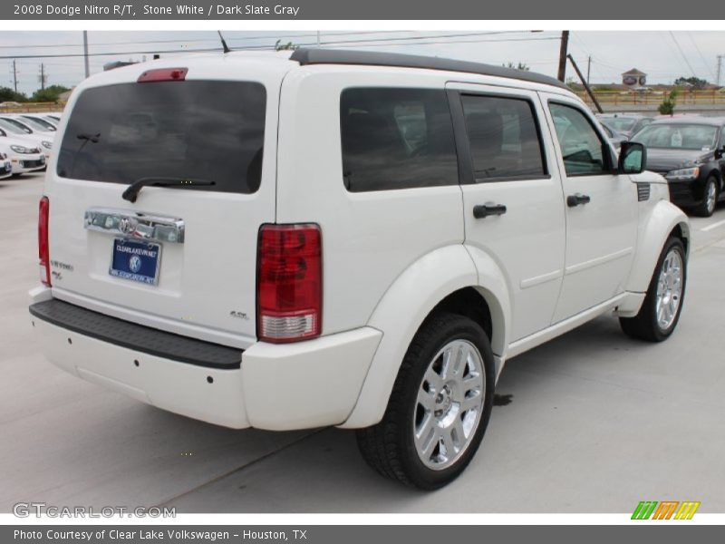 Stone White / Dark Slate Gray 2008 Dodge Nitro R/T