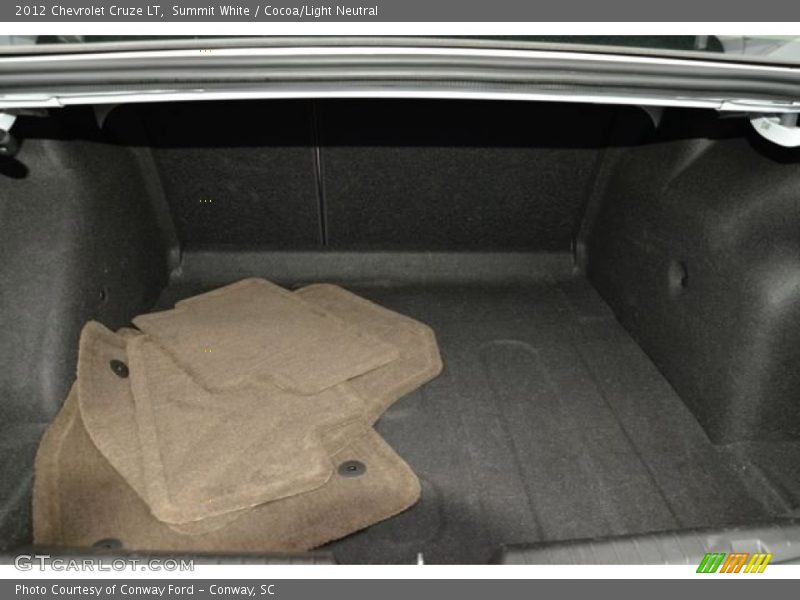 Summit White / Cocoa/Light Neutral 2012 Chevrolet Cruze LT