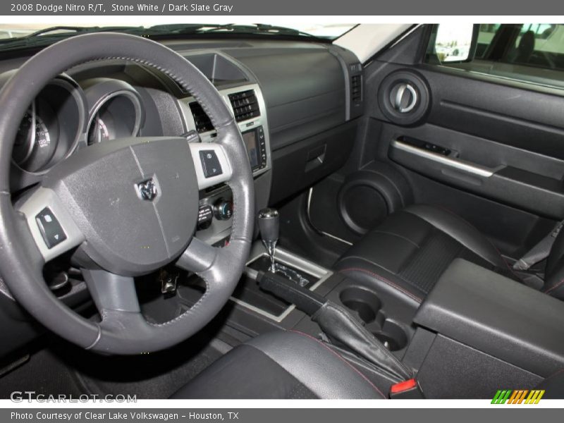 Stone White / Dark Slate Gray 2008 Dodge Nitro R/T