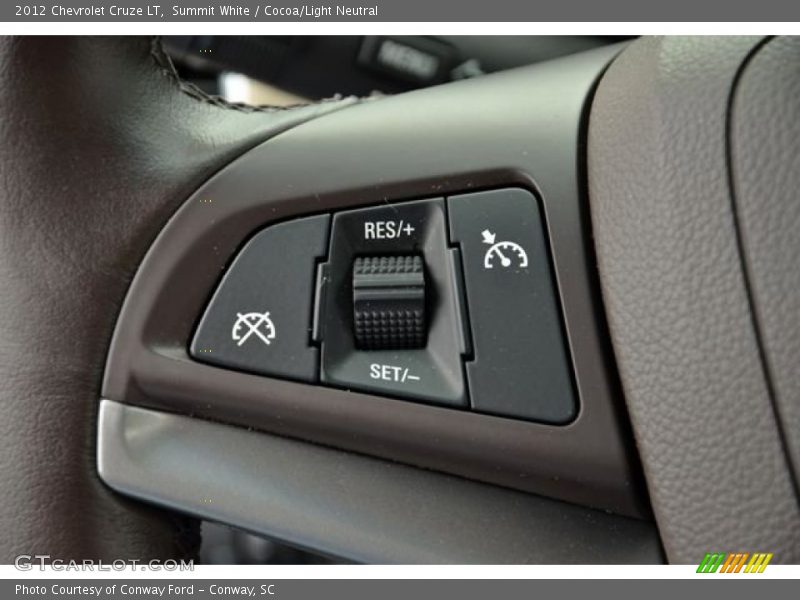 Summit White / Cocoa/Light Neutral 2012 Chevrolet Cruze LT