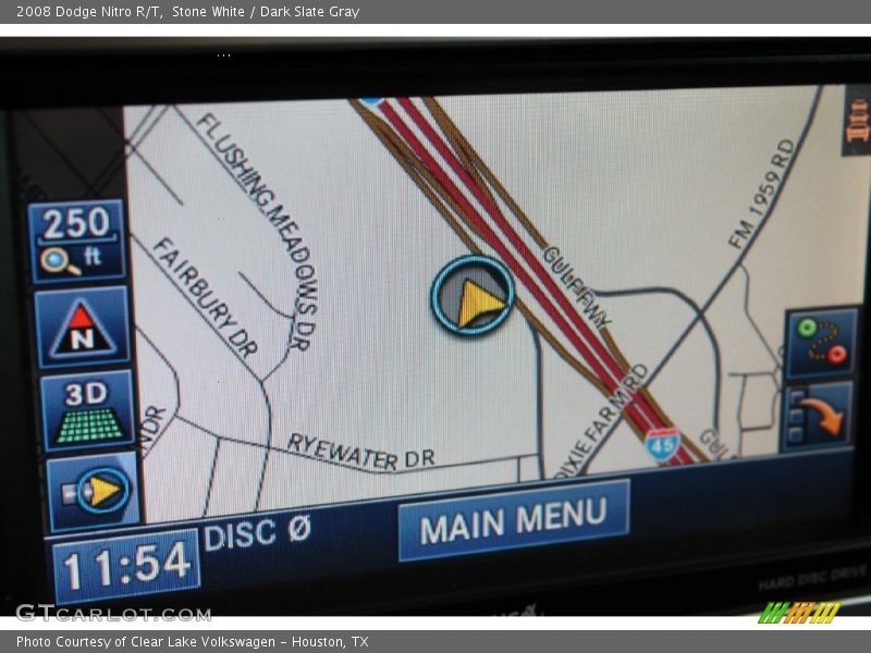 Stone White / Dark Slate Gray 2008 Dodge Nitro R/T