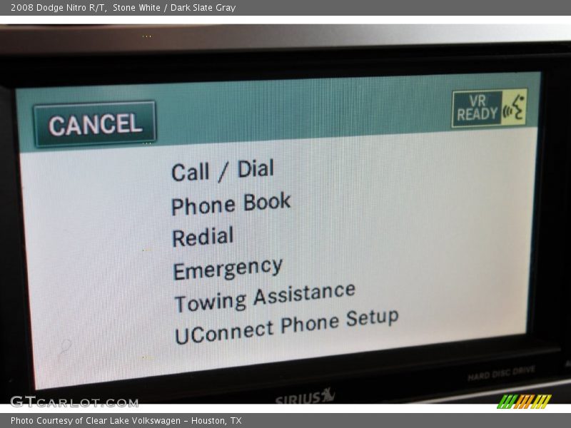 Stone White / Dark Slate Gray 2008 Dodge Nitro R/T